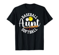 Baseball Softball Aunt Softball T-Shirt - Custom Art Print Men Women - T-Shirt, Sweatshirt, Hoodie