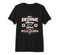 Willie Calhoun Awesome Moms Tri Blend T-Shirt - Trendy Graphic for Adults - T-Shirt, Sweatshirt, Hoodie