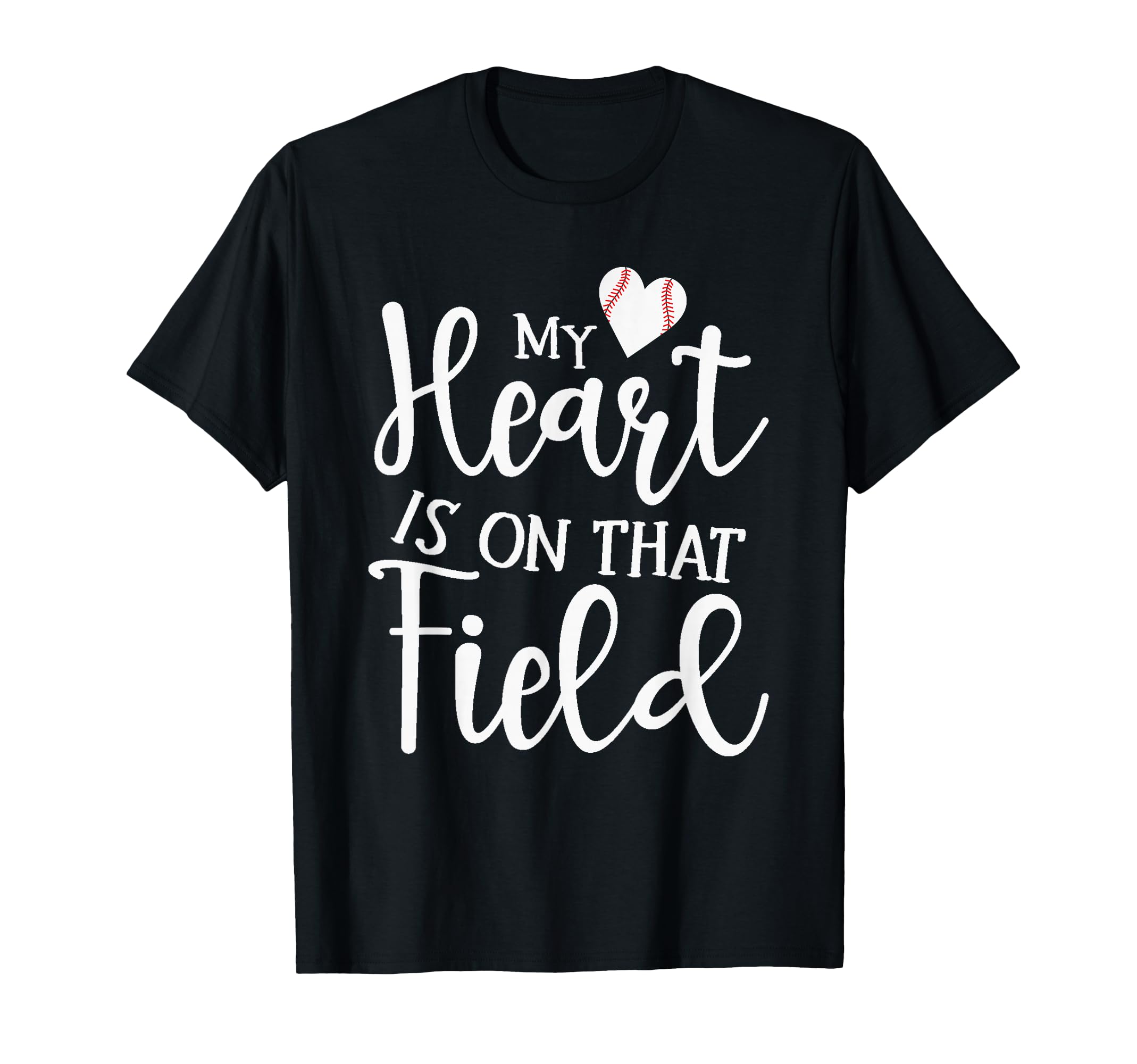 My Heart Is That Field Baseball Player T-Shirt - Aesthetic Graphic Unisex - T-Shirt, Sweatshirt, Hoodie