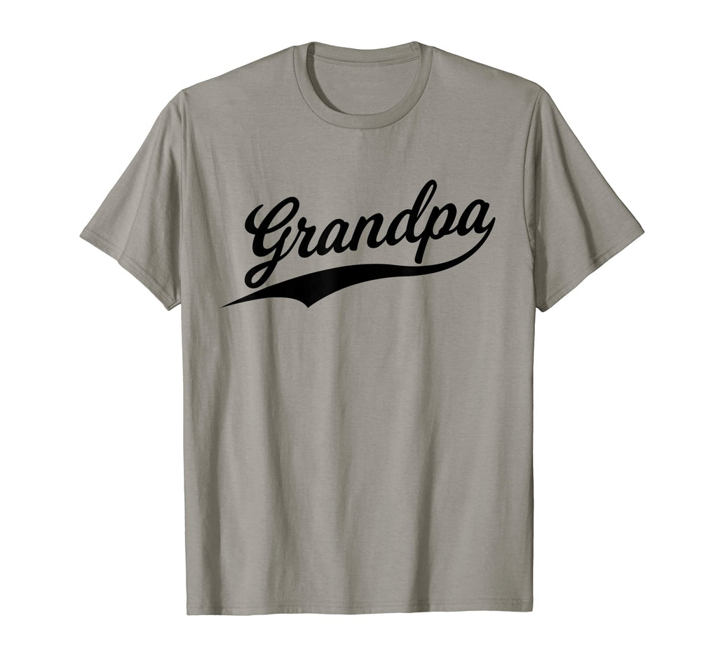 Grandpa Baseball Varsity Script T-Shirt - Casual Everyday Wear Unisex - T-Shirt, Sweatshirt, Hoodie