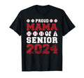 Proud Mama Baseball Senior 2024 T-Shirt - Novelty Apparel Men Women - T-Shirt, Sweatshirt, Hoodie