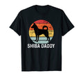 Mens Shiba Daddy Shiba Inu Dad Sunset T-Shirt - Streetwear Style for Adults - T-Shirt, Sweatshirt, Hoodie