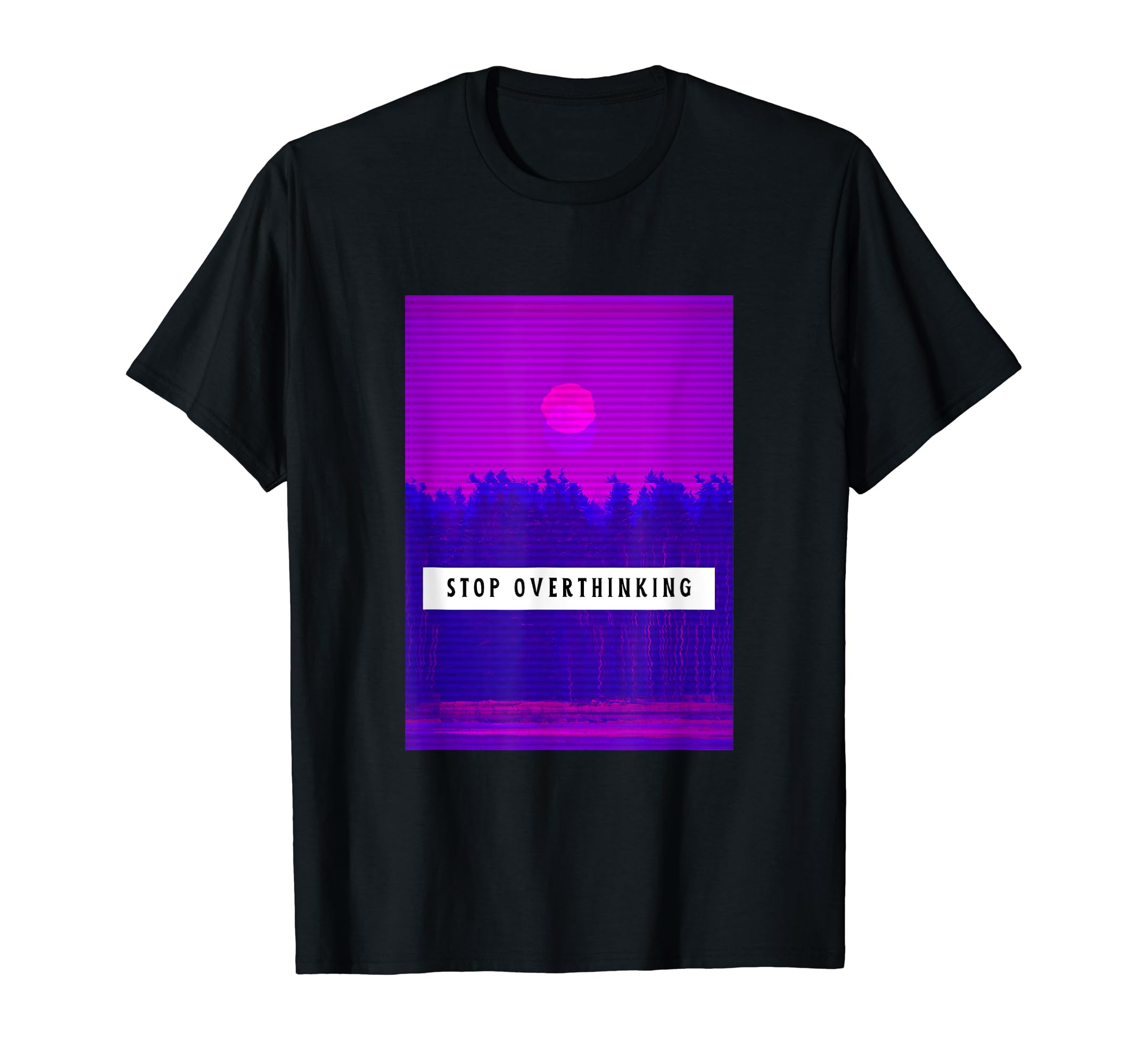Vaporwave Aesthetic Emotional Stop T-Shirt - Novelty Apparel for Adults - T-Shirt, Sweatshirt, Hoodie