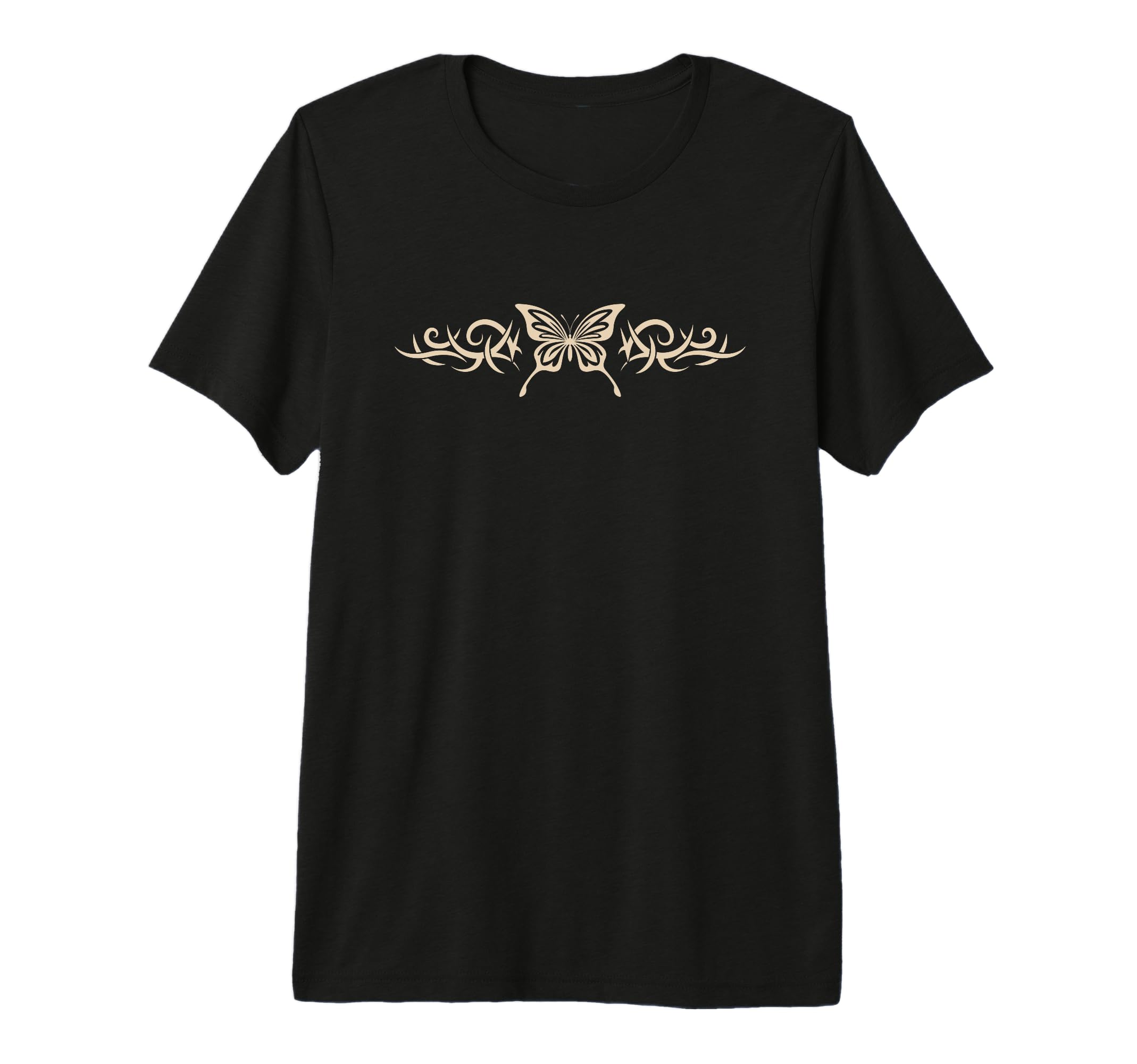 Butterfly Tattoo Fairycore Dark Grunge T-Shirt - Graphic Print Men Women - T-Shirt, Sweatshirt, Hoodie