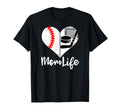 Mom Life Funny Baseball Hockey Mom T-Shirt - Trendy Graphic for Adults - T-Shirt, Sweatshirt, Hoodie
