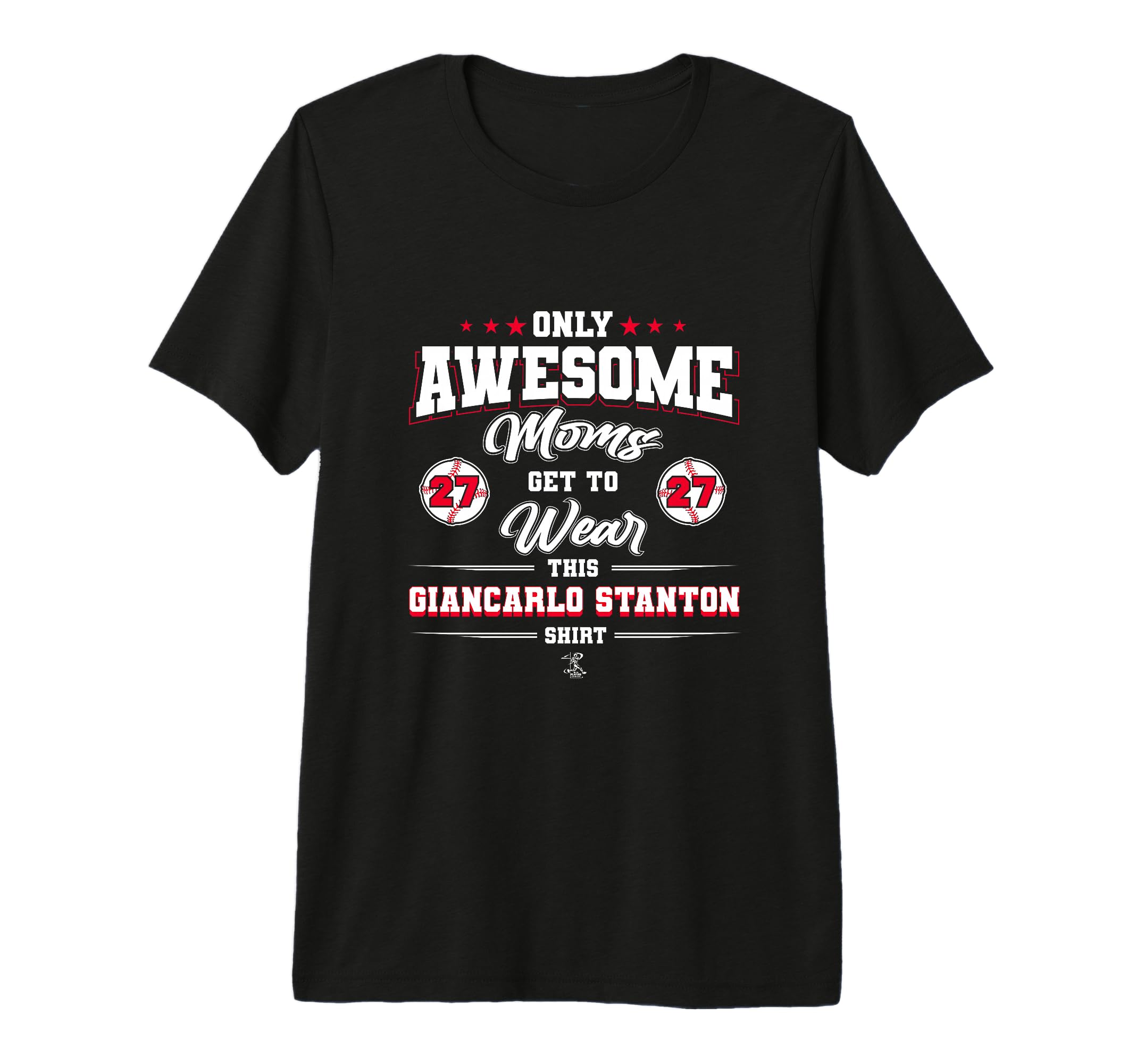 Giancarlo Stanton Awesome Moms Tri Blend T-Shirt - Graphic Print for Adults - T-Shirt, Sweatshirt, Hoodie