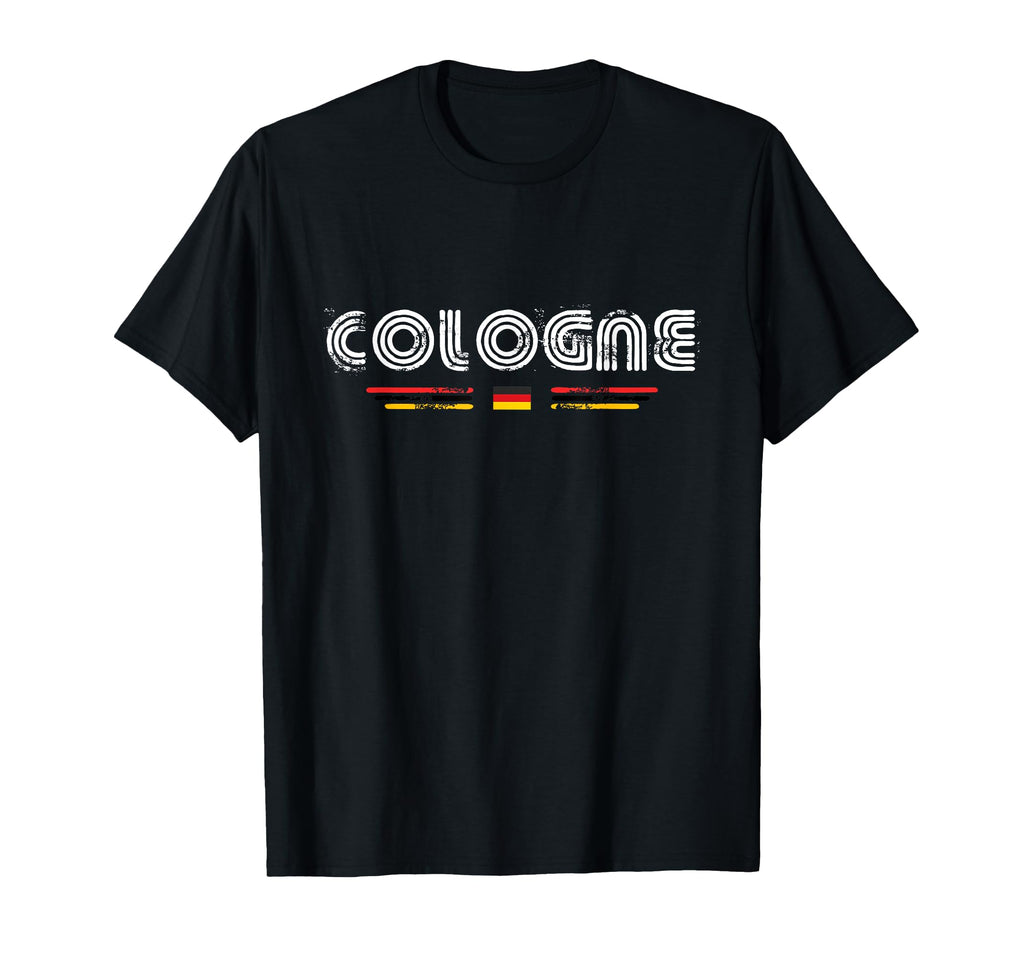 Cologne Germany 70S 80S Type T-Shirt - Custom Art Print for Adults - T-Shirt, Sweatshirt, Hoodie
