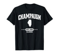 Champaign Illinois Il Throwback Athletic T-Shirt - Streetwear Style Unisex - T-Shirt, Sweatshirt, Hoodie