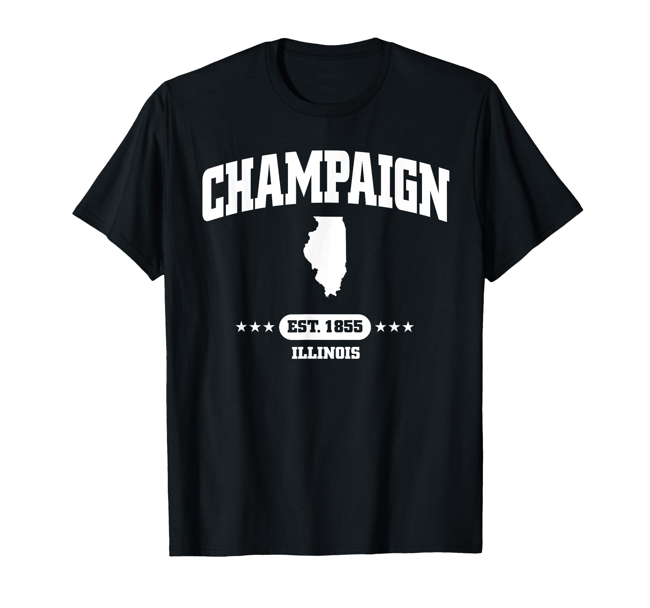 Champaign Illinois Il Throwback Athletic T-Shirt - Streetwear Style Unisex - T-Shirt, Sweatshirt, Hoodie