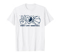Nba Memphis Grizzlies Peace Love T-Shirt - Aesthetic Graphic Unisex - T-Shirt, Sweatshirt, Hoodie