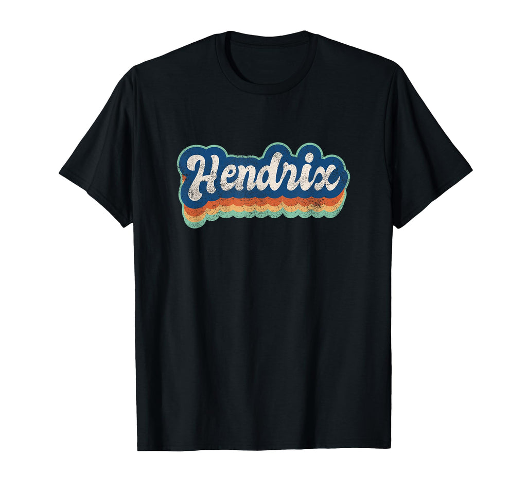 Hendrix First Name 70S 80S T-Shirt - Casual Everyday Wear Men Women - T-Shirt, Sweatshirt, Hoodie