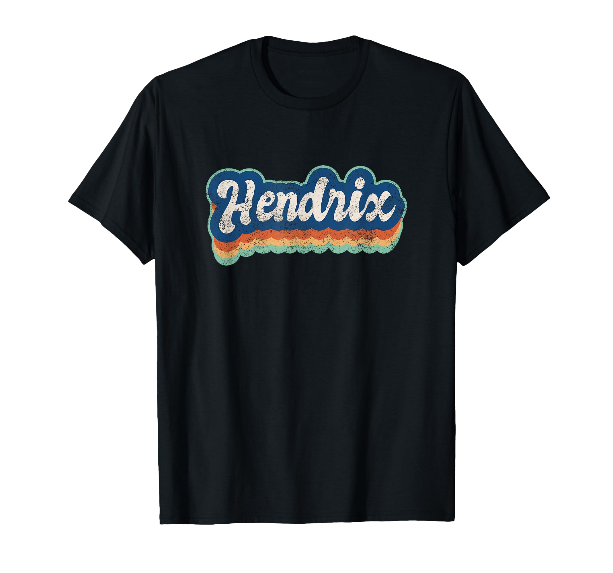 Hendrix First Name 70S 80S T-Shirt - Casual Everyday Wear Men Women - T-Shirt, Sweatshirt, Hoodie