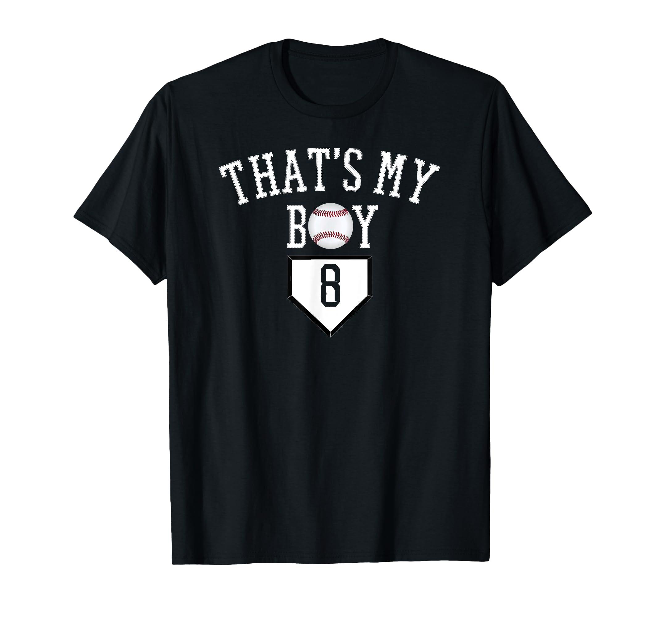 Thats My 8 Baseball Number 8 Jersey T-Shirt - Aesthetic Graphic for Adults - T-Shirt, Sweatshirt, Hoodie