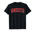 Winchester Nv Distressed Red Varsity T-Shirt - Trendy Graphic Unisex - T-Shirt, Sweatshirt, Hoodie