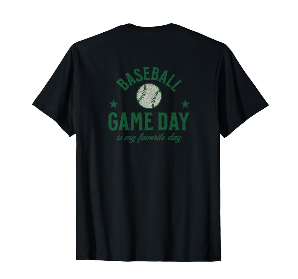Baseball Gameday Is My Favorite Day T-Shirt - Novelty Apparel for Adults - T-Shirt, Sweatshirt, Hoodie
