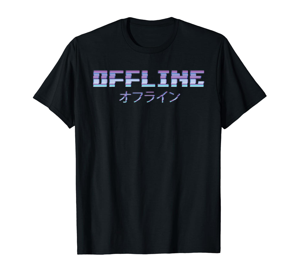Offline Japanese Egirl Eboy Vaporwave T-Shirt - Novelty Apparel Men Women - T-Shirt, Sweatshirt, Hoodie