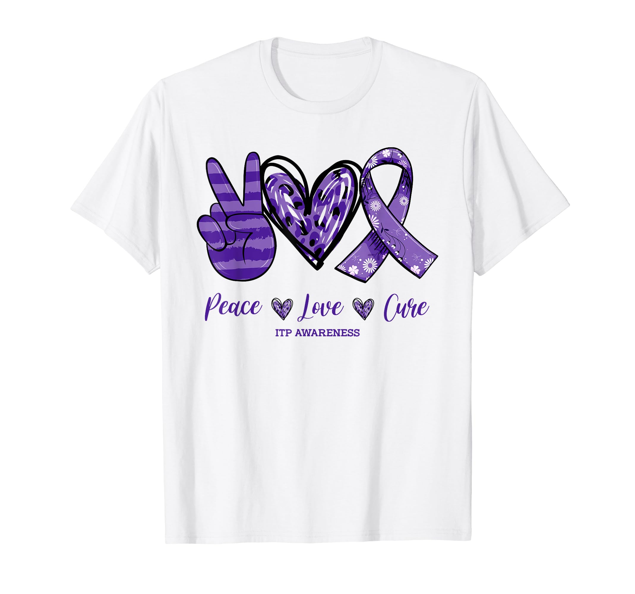 Itp Awareness Month 2021 Leopard T-Shirt - Novelty Apparel for Adults - T-Shirt, Sweatshirt, Hoodie