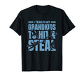 Baseball Grandpa I Teach My T-Shirt - Casual Everyday Wear Unisex - T-Shirt, Sweatshirt, Hoodie
