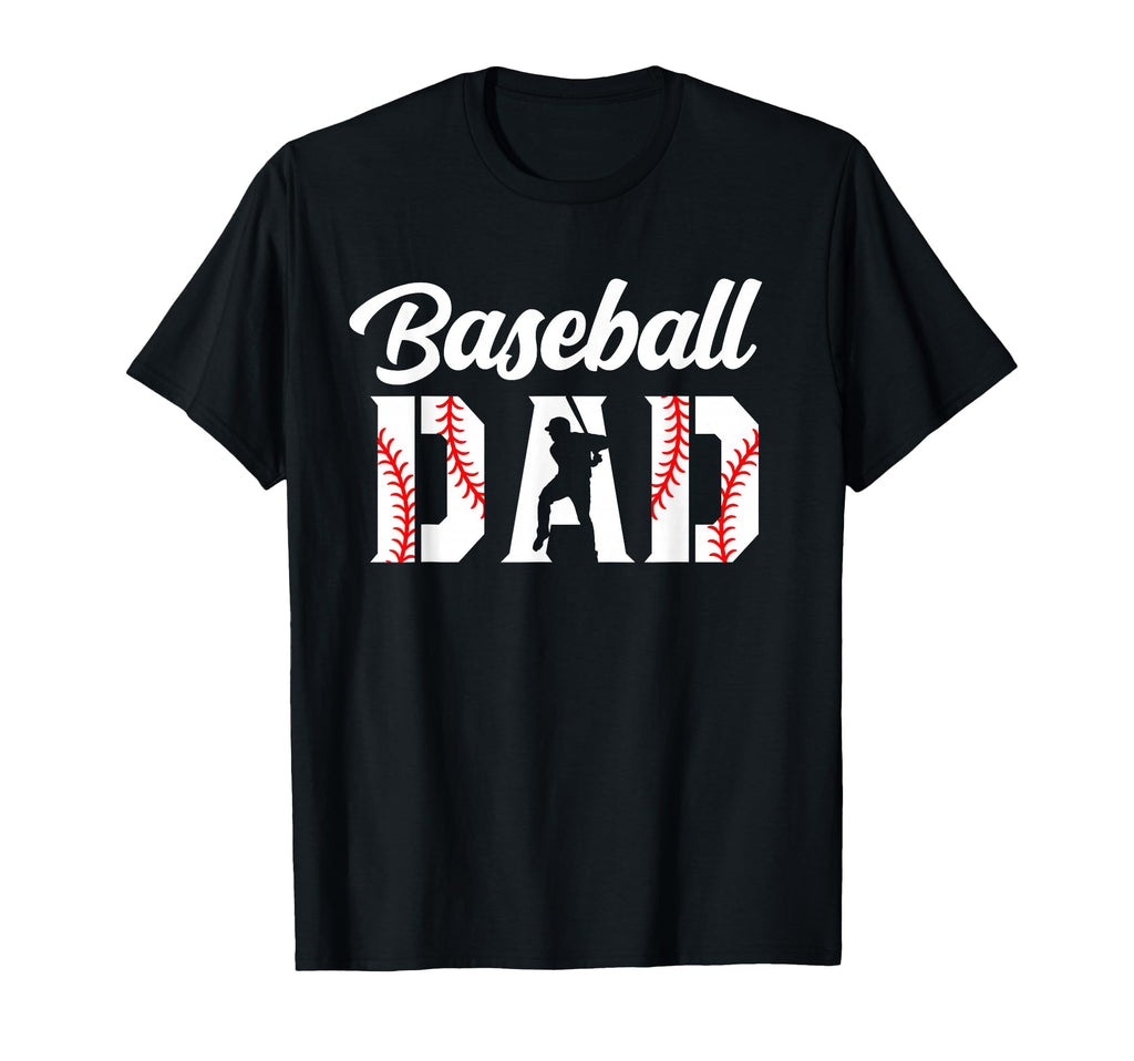 Baseball Dad Dad Baseball T-Shirt - Unique Graphic Men Women - T-Shirt, Sweatshirt, Hoodie