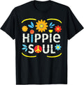 Peace Sign Hippie Soul Daisy Flowers Gifts - Adult & Kids T-Shirts, Sweatshirts & Hoodies apparel design preview 1