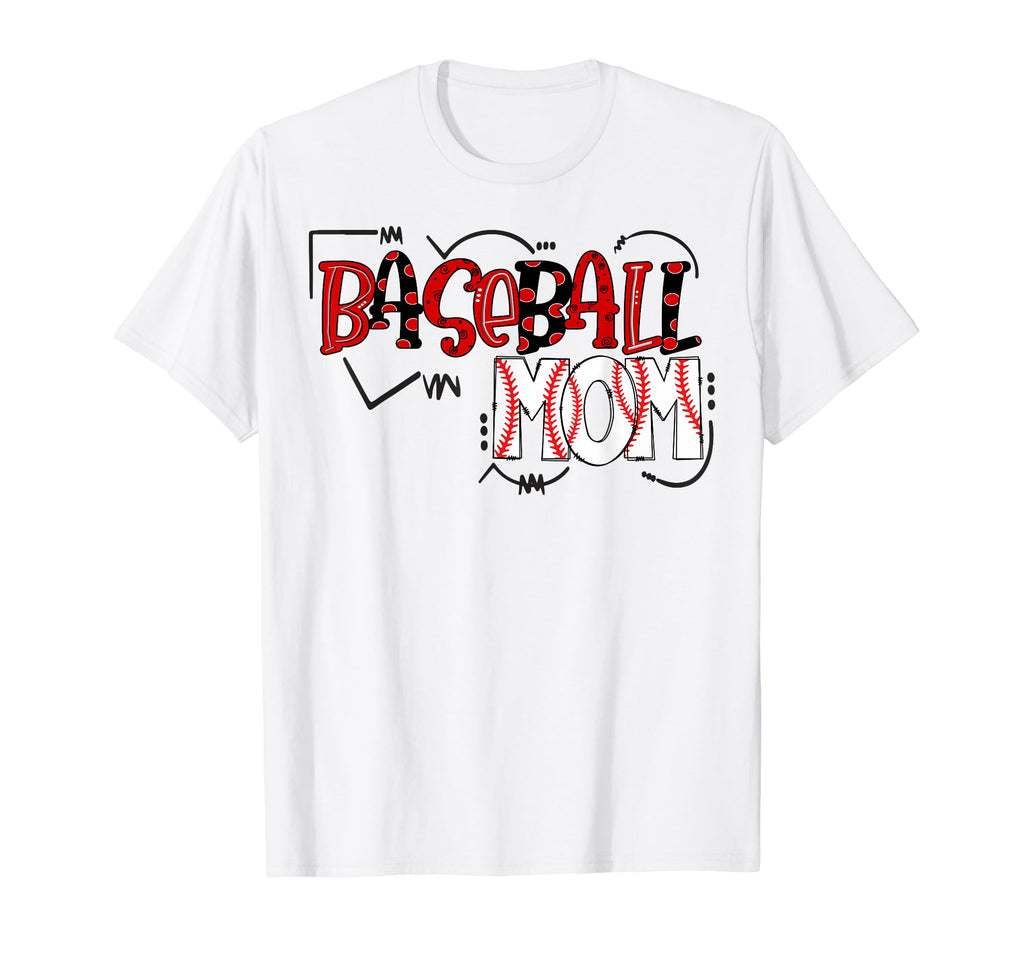 Mom Squad Leopard Baseball Mother T-Shirt - Casual Everyday Wear Men Women - T-Shirt, Sweatshirt, Hoodie