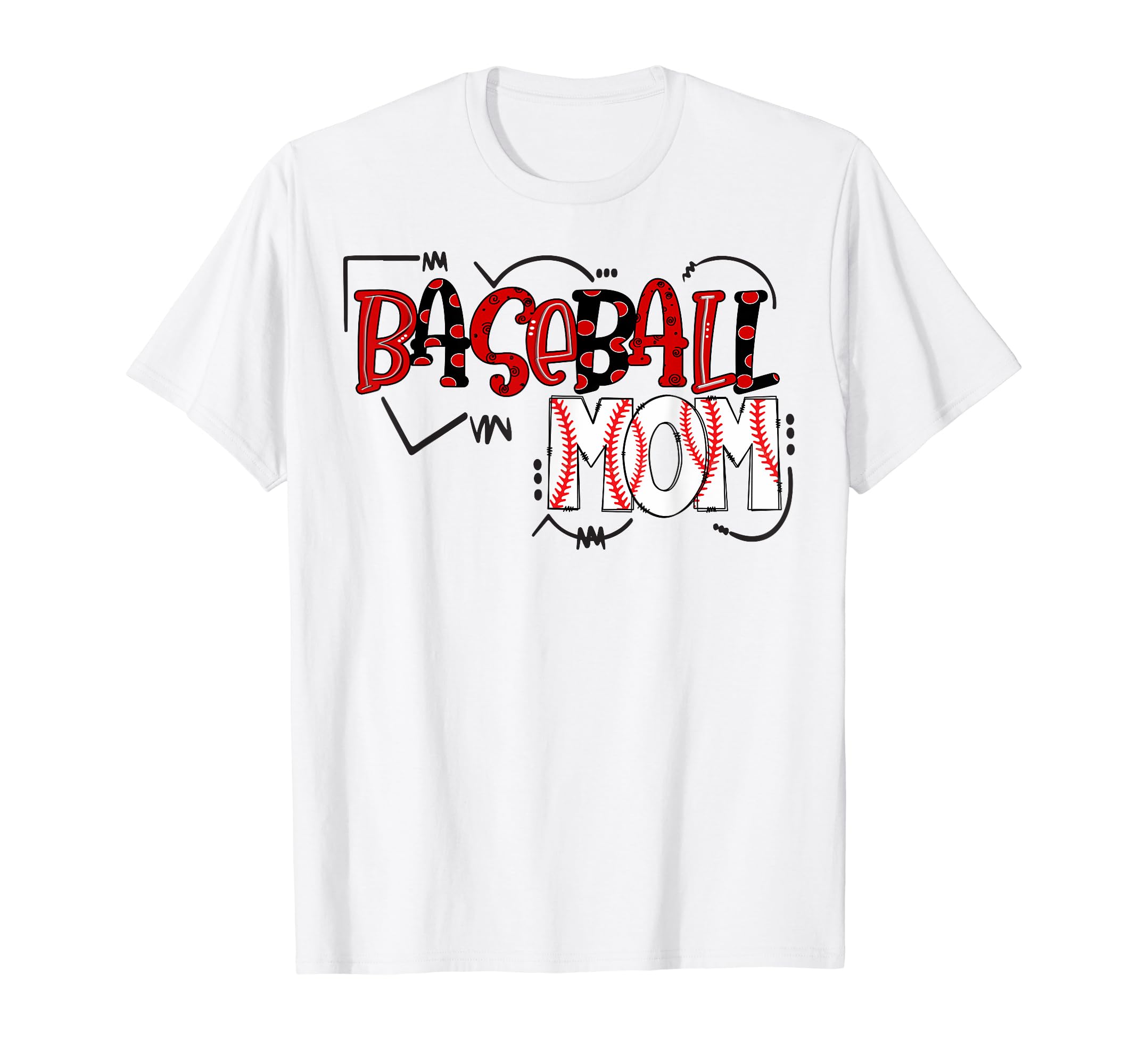 Mom Squad Leopard Baseball Mother T-Shirt - Casual Everyday Wear Men Women - T-Shirt, Sweatshirt, Hoodie
