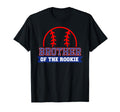 Brother Rookie 1St Birthday Baseball T-Shirt - Novelty Apparel for Adults - T-Shirt, Sweatshirt, Hoodie