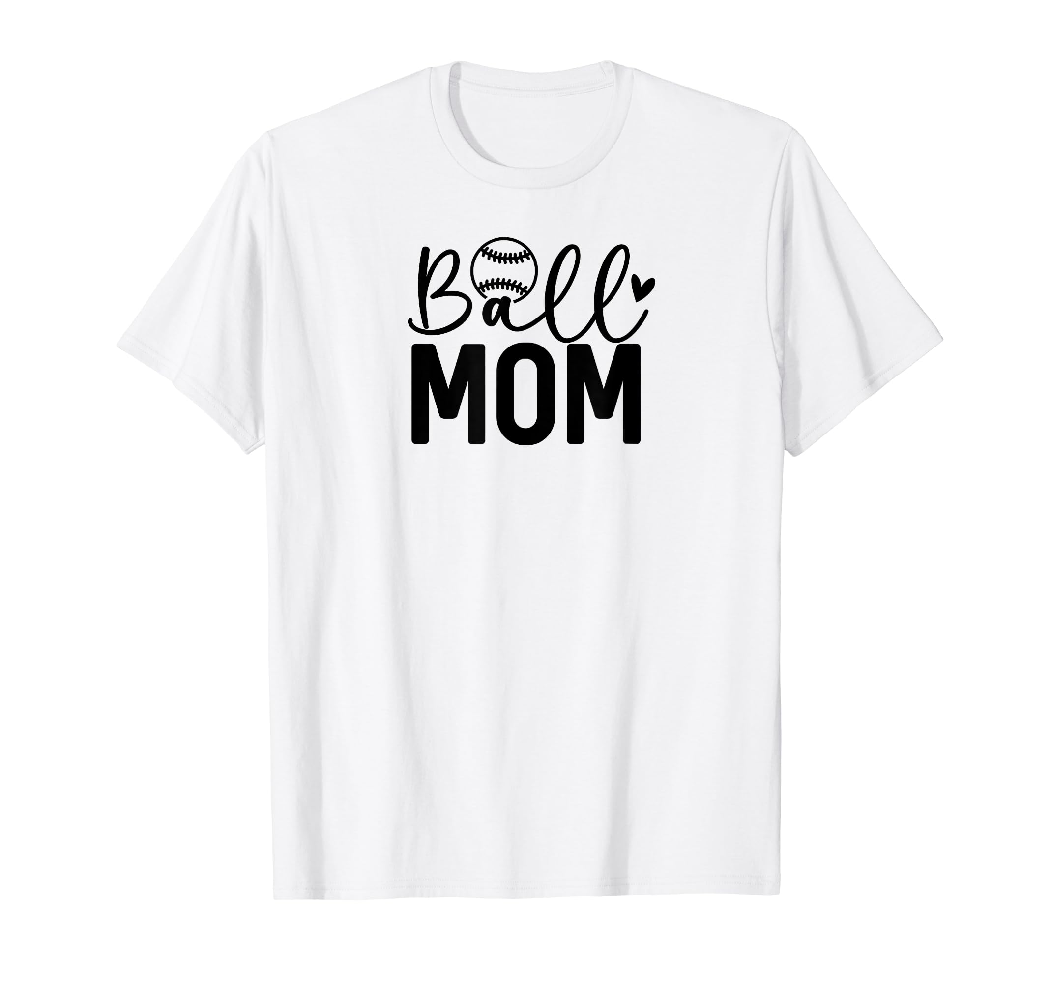 Ball Mom Baseball Mom Baseball Player T-Shirt - Custom Art Print Unisex - T-Shirt, Sweatshirt, Hoodie