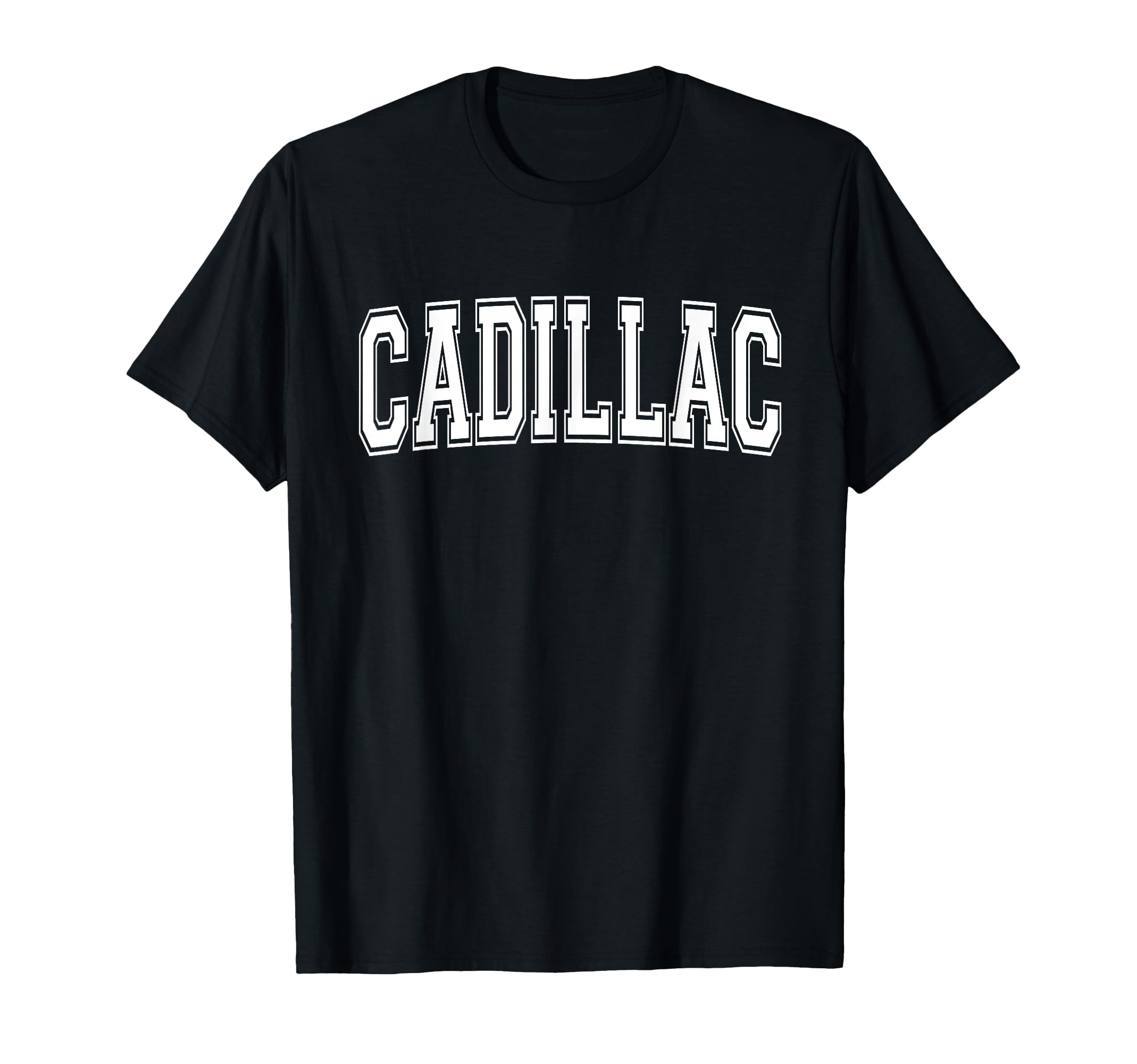Cadillac Mi Michigan Usa Sports Varsity T-Shirt - Graphic Print for Adults - T-Shirt, Sweatshirt, Hoodie