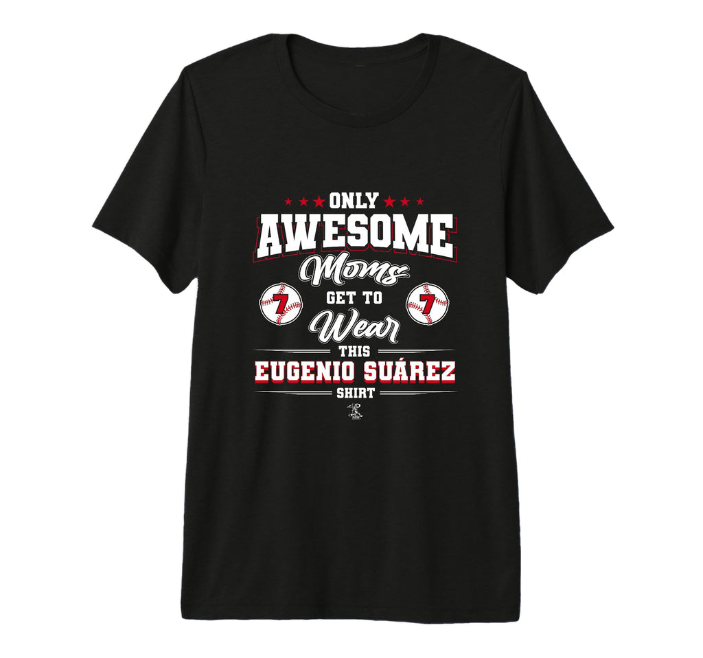 Eugenio Suarez Awesome Moms Tri Blend T-Shirt - Casual Everyday Wear Unisex - T-Shirt, Sweatshirt, Hoodie