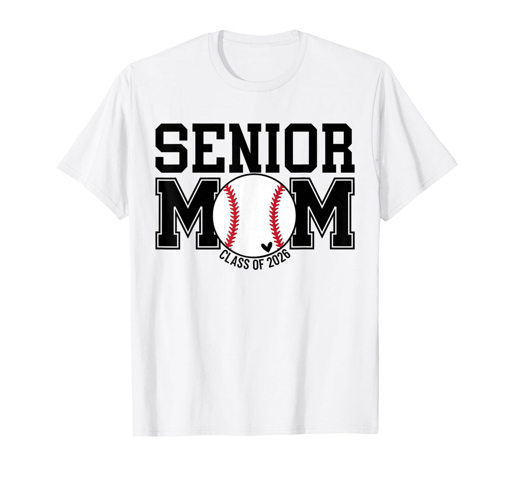 Groovy Senior Mom Class 2026 T-Shirt - Fun Novelty Design Unisex - T-Shirt, Sweatshirt, Hoodie