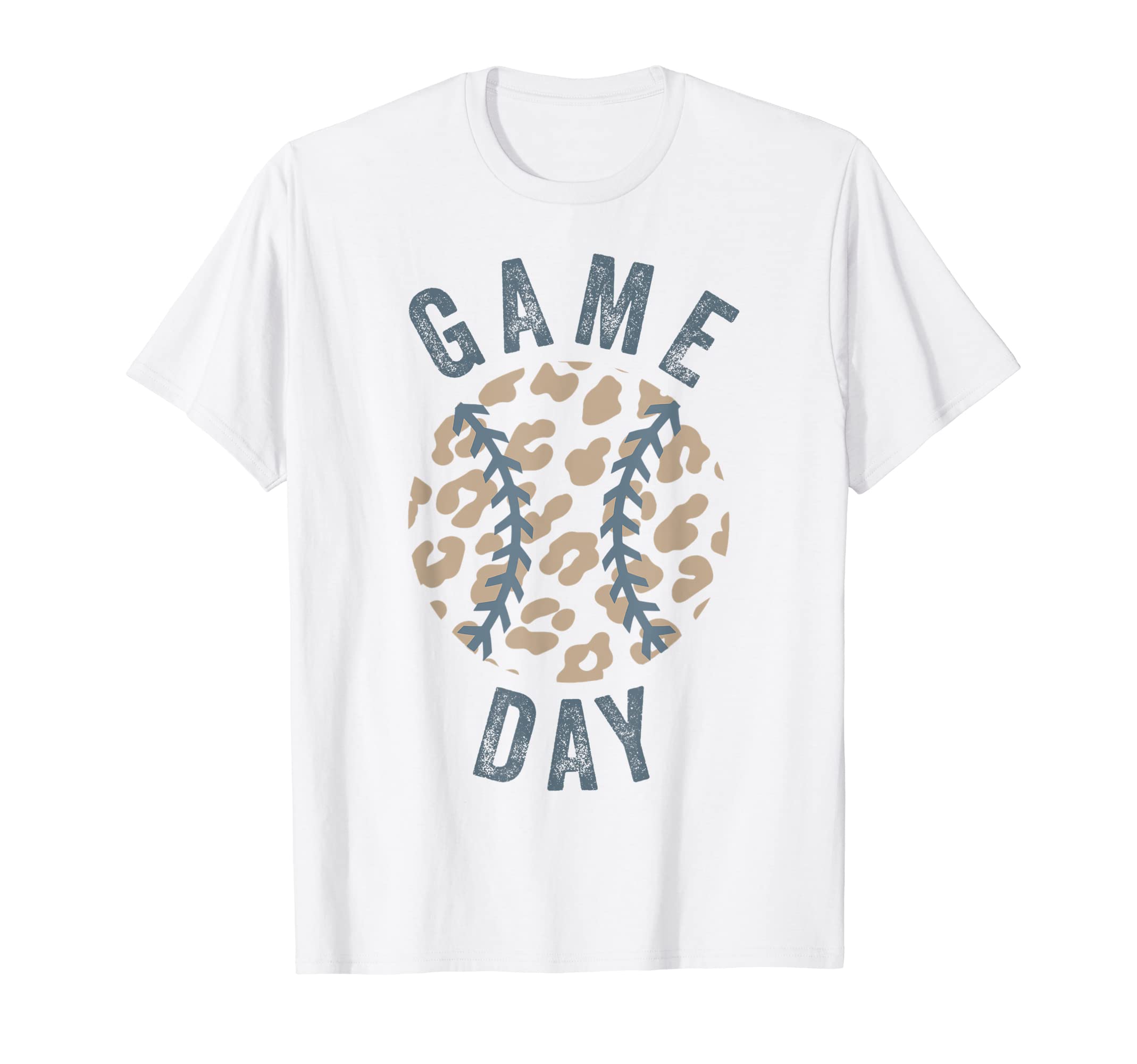 Game Day Baseball Softball Mom Leopard T-Shirt - Aesthetic Graphic Unisex - T-Shirt, Sweatshirt, Hoodie