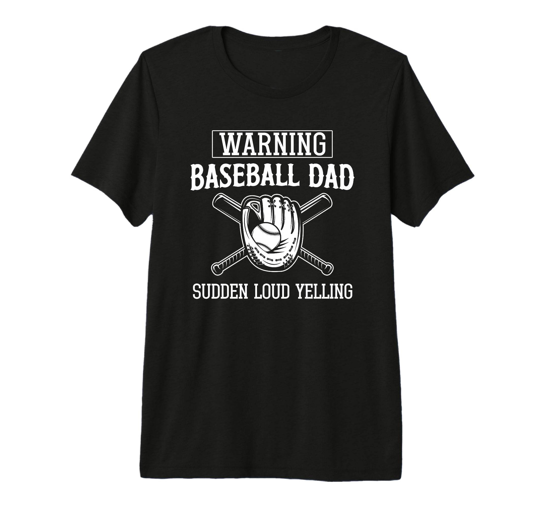 Mens Funny Baseball Dad Gift Warning T-Shirt - Aesthetic Graphic Men Women - T-Shirt, Sweatshirt, Hoodie