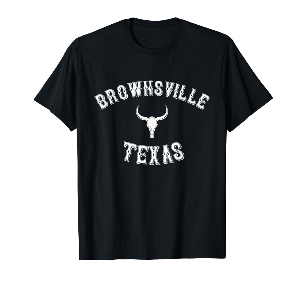 Brownsville Texas Western Cowboy T-Shirt - Custom Art Print Men Women - T-Shirt, Sweatshirt, Hoodie