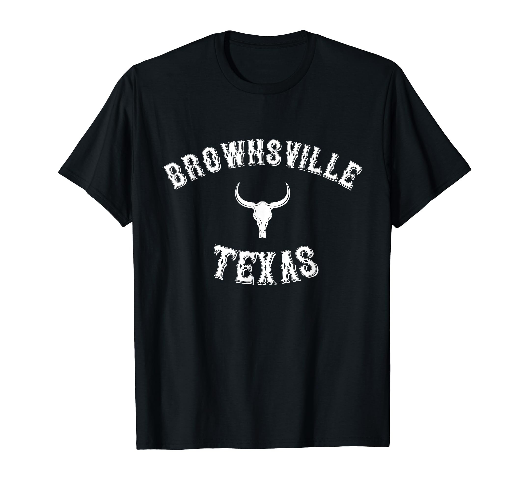 Brownsville Texas Western Cowboy T-Shirt - Custom Art Print Men Women - T-Shirt, Sweatshirt, Hoodie