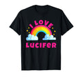 I Love Lucifer Sarcastic Rainbow Funny T-Shirt - Unique Graphic for Adults - T-Shirt, Sweatshirt, Hoodie