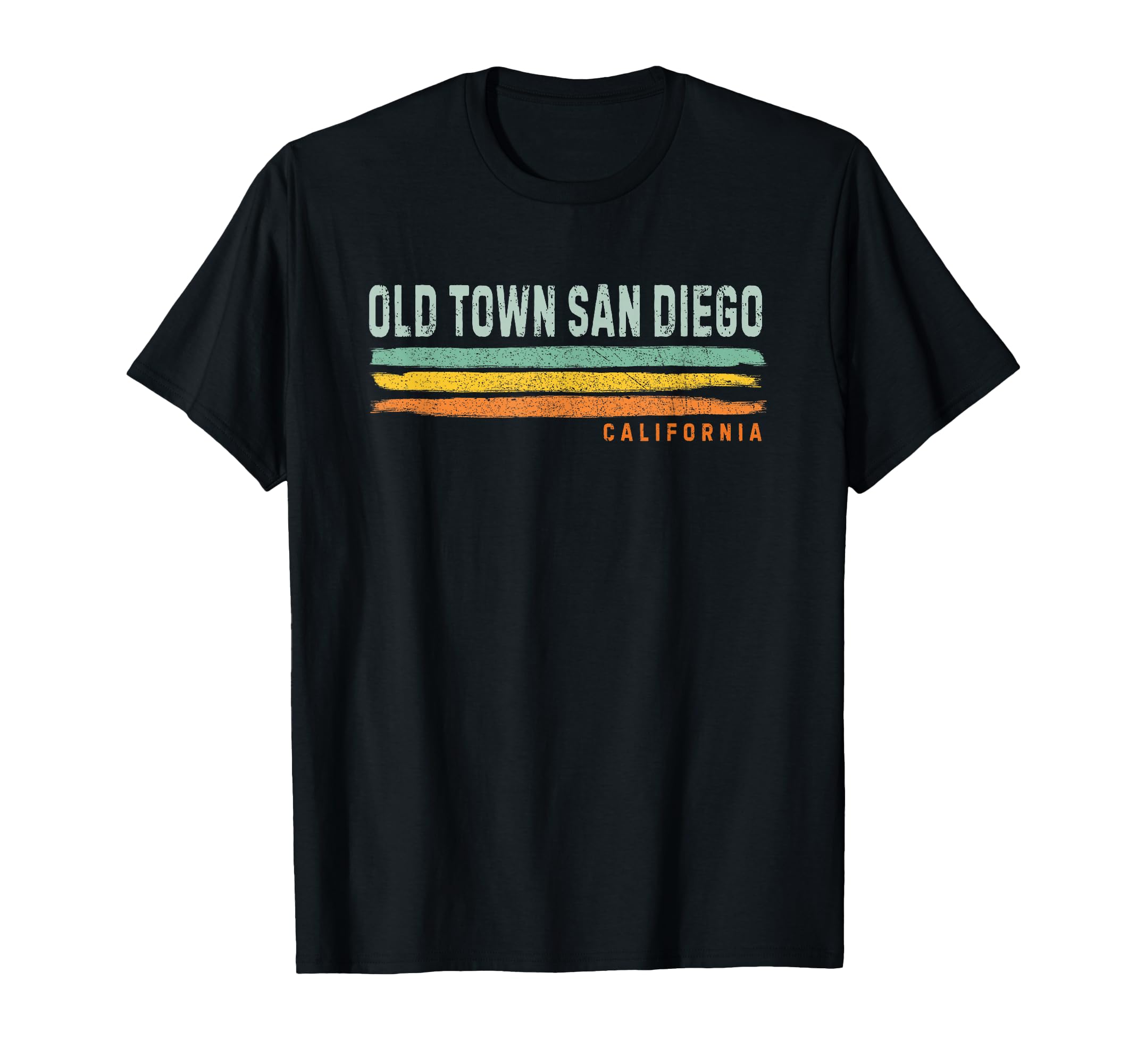 Stripes Old Town San Diego Ca T-Shirt - Fun Novelty Design for Adults - T-Shirt, Sweatshirt, Hoodie
