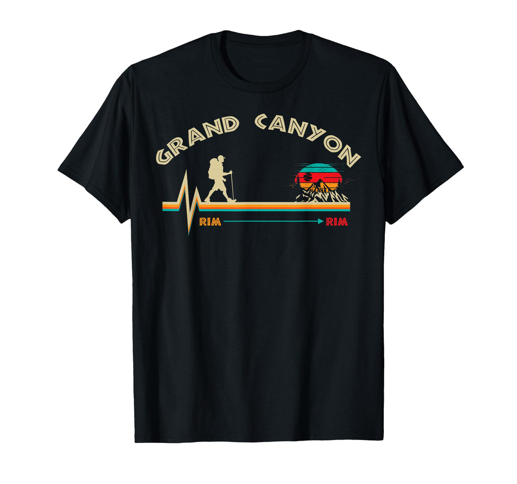 Grand Canyon National Park Rim Rim Hiking T-Shirt - Minimalist Print Unisex - T-Shirt, Sweatshirt, Hoodie