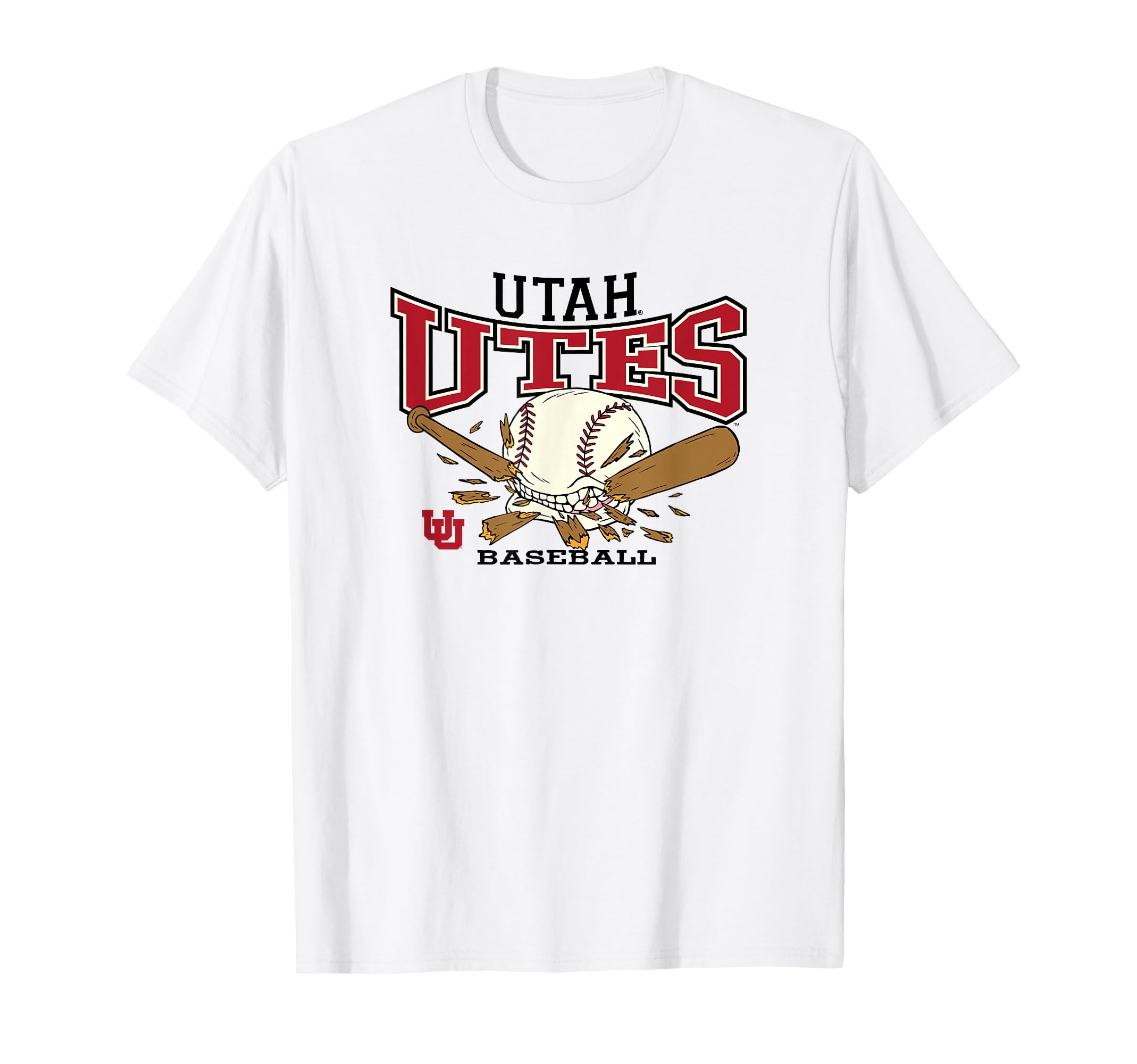 Utah Utes Baseball Bite Officially T-Shirt - Fun Novelty Design Unisex - T-Shirt, Sweatshirt, Hoodie
