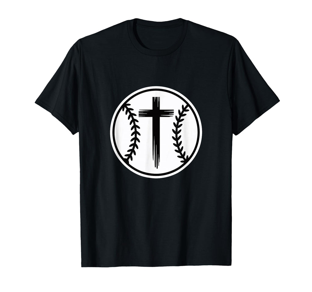 Christian Baseball Faith Religious T-Shirt - Custom Art Print for Adults - T-Shirt, Sweatshirt, Hoodie