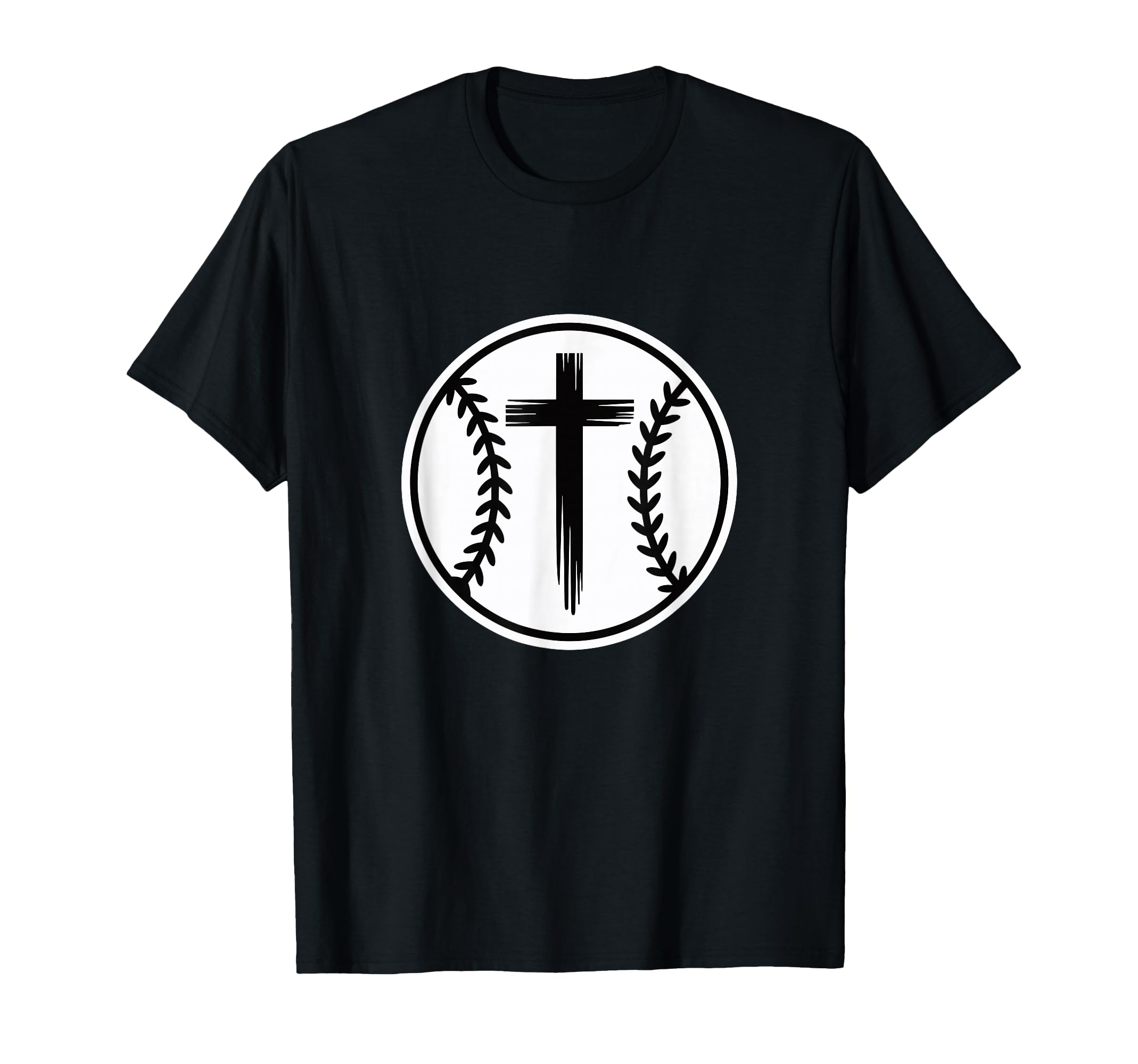 Christian Baseball Faith Religious T-Shirt - Custom Art Print for Adults - T-Shirt, Sweatshirt, Hoodie