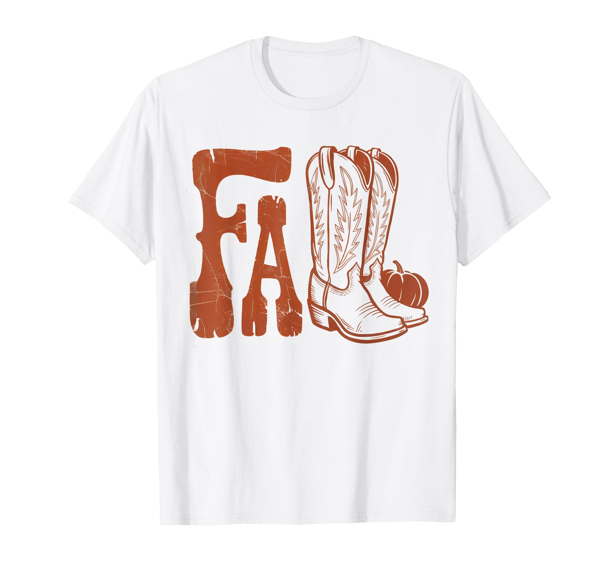 Cowgirl Boots Fall Western T-Shirt - Casual Everyday Wear Men Women - T-Shirt, Sweatshirt, Hoodie