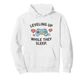 Level While They Sleep Gamer Mom Life Hoodie - Streetwear Style Men Women - T-Shirt, Sweatshirt, Hoodie