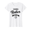 Womens I Am Raising Baller Baseballmom T-Shirt - Unique Graphic Unisex - T-Shirt, Sweatshirt, Hoodie