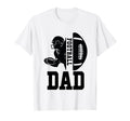 Football Dad Happy Fathers Day Wife T-Shirt - Aesthetic Graphic Unisex - T-Shirt, Sweatshirt, Hoodie