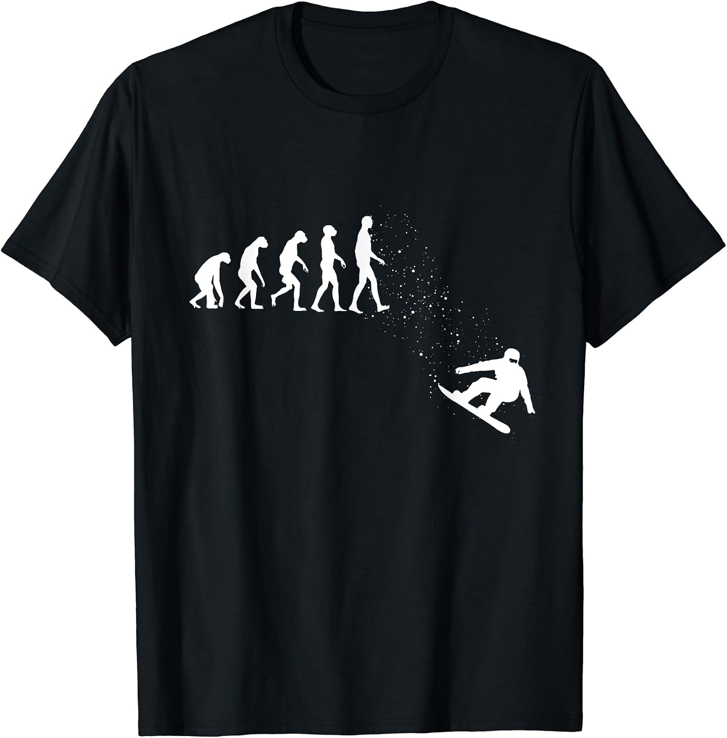 Evolution of Snowboarding Downhill - Adult & Kids T-Shirts, Sweatshirts & Hoodies apparel design preview 1