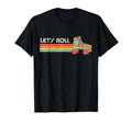 Lets Roll Roller Skating Skate 70S T-Shirt - Aesthetic Graphic Men Women - T-Shirt, Sweatshirt, Hoodie