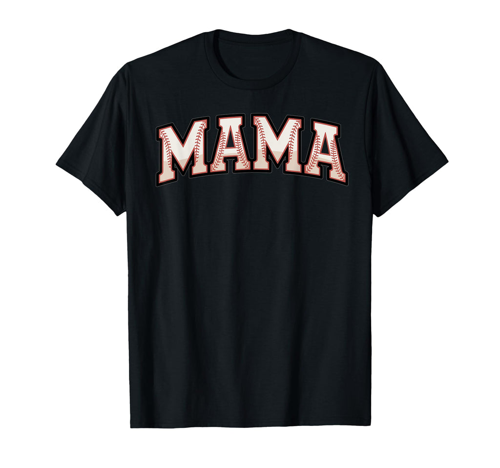 Mom Baseball Game Day Baseball Mama T-Shirt - Fun Novelty Design Men Women - T-Shirt, Sweatshirt, Hoodie