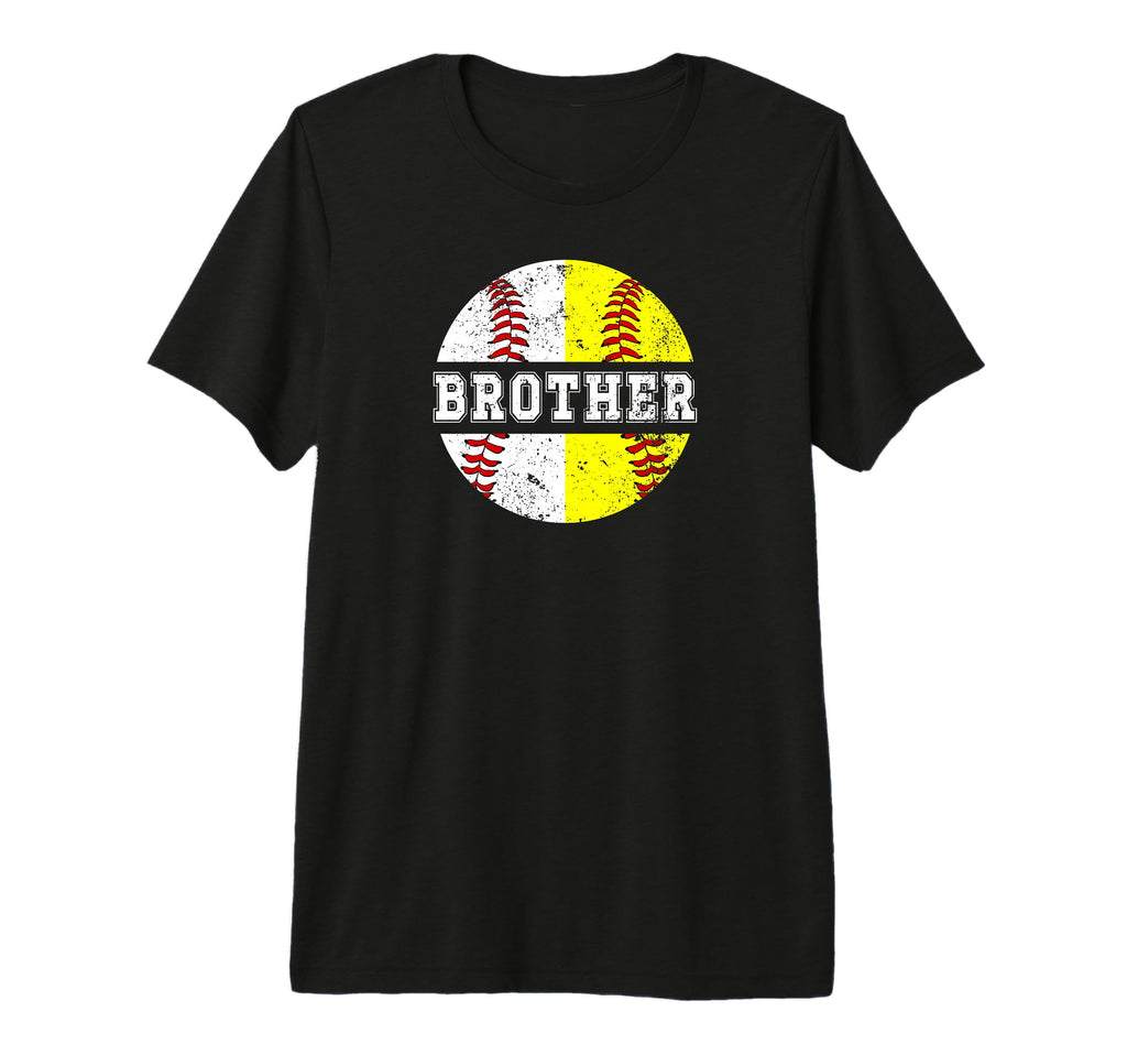 Softball Baseball Brother Baseball T-Shirt - Fun Novelty Design Men Women - T-Shirt, Sweatshirt, Hoodie