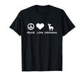 Peace Love Chihuahua T-Shirt - Streetwear Style for Adults - T-Shirt, Sweatshirt, Hoodie